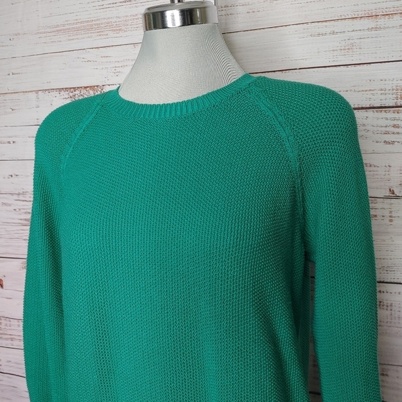 EILEEN Fisher cotton crochet sweater size XS - Picture 2 of 11
